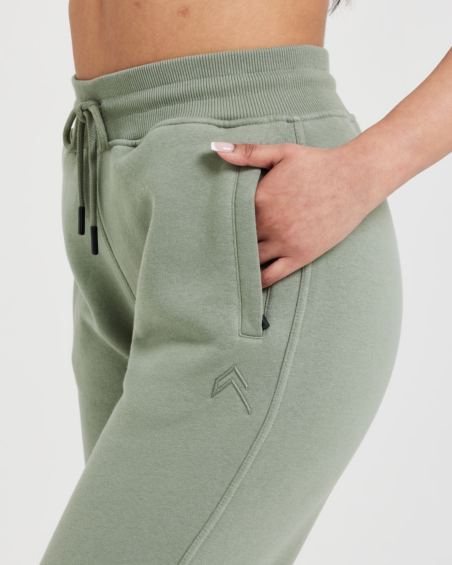 Classic Joggers for Women - Soft Comfortable Lounge Pants in Sage Green | Perfect for Yoga, Running, and Casual Wear
