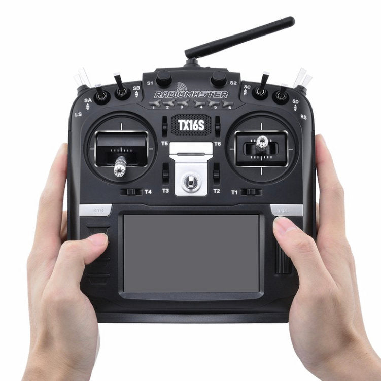 RadioMaster TX16S 16-Channel 2.4GHz Multi-Protocol OpenTX Radio System - Compatible with RC Drones, Cars, and Airplanes - Perfect for FPV Racing, Aerial Photography, and RC Hobbyists