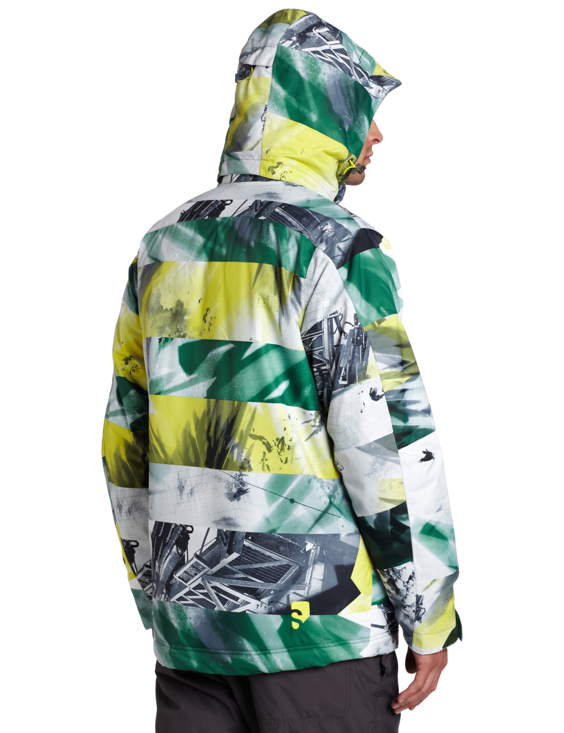 Salomon Men's Zero II Jacket - Lightweight Waterproof Windbreaker for Hiking & Outdoor Activities (Fair Play/Corona Yellow, Large) - Perfect for Trail Running, Camping & Winter Sports