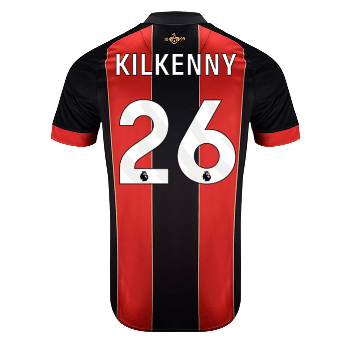 Bournemouth FC 2024/25 Home Jersey - Custom Name & Number Printing - Official Football Shirt for Fans & Players - Perfect for Matchdays & Gifting