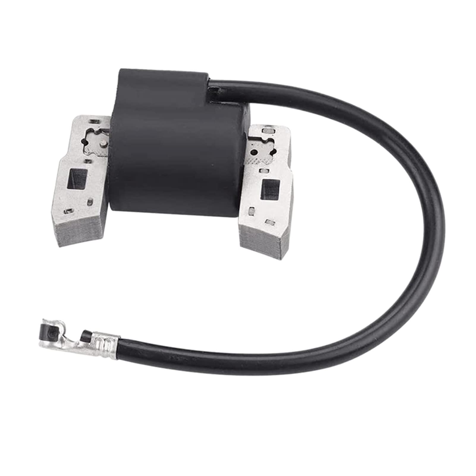 WOCXS High Performance Ignition Coil for Briggs & Stratton 397358 697037 395490 130200-132200 Engines - Black - Compatible with Horizontal & Vertical Small Engines - Perfect for Lawn Mowers, Generators & Outdoor Power Equipment