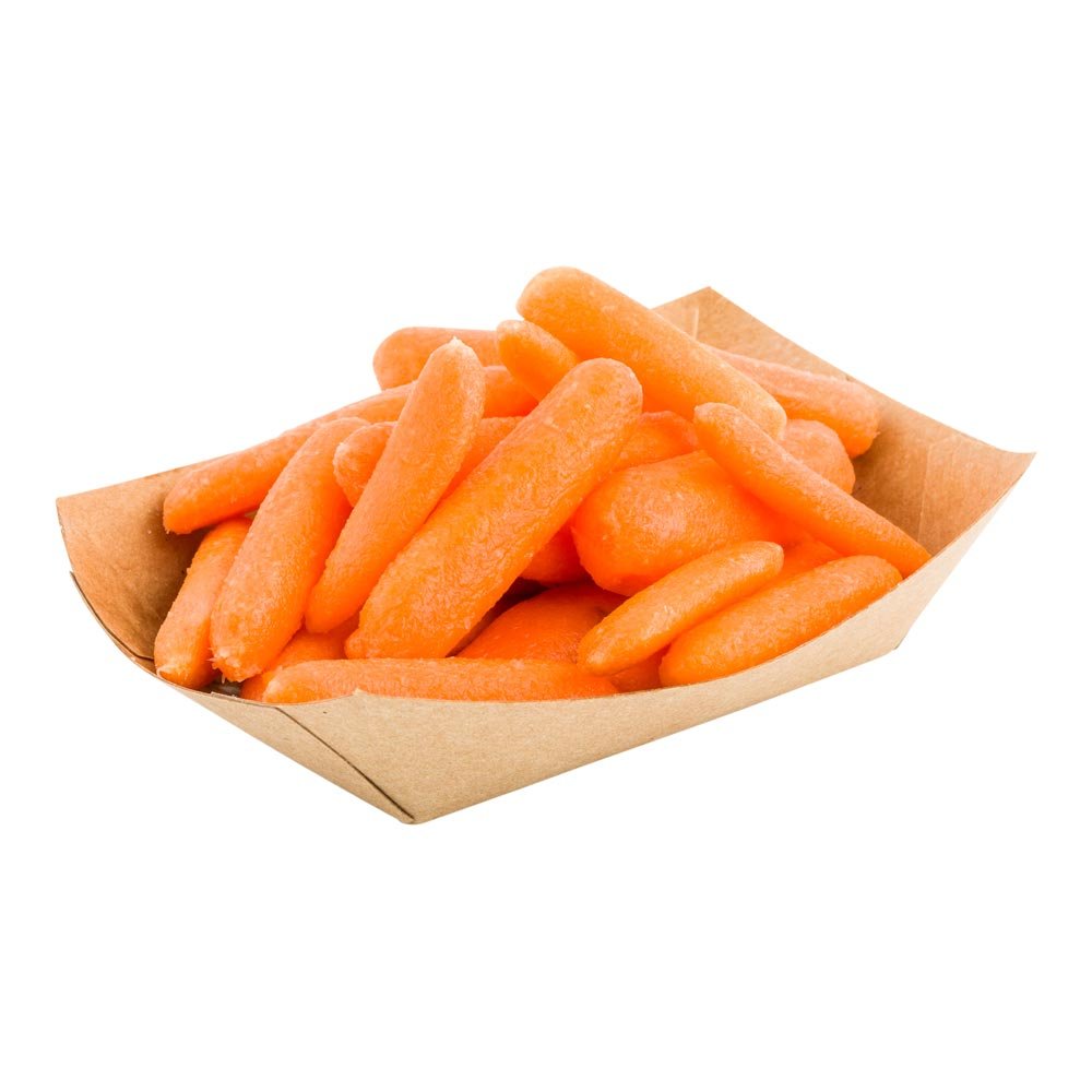 Restaurantware Bio Tek 4 oz Disposable Paper Food Boats - 50 Pack PE Lined Kraft Paper Trays for Concession Stands, Picnics, Fairs | Stackable & Durable for Serving Snacks, Appetizers, and Finger Foods