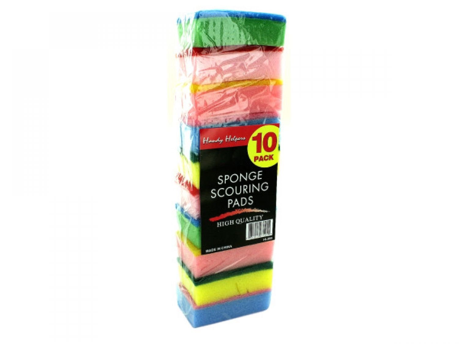 StarSun Depot Sponge Scouring Pads Set - 72 Pack Heavy Duty Cleaning Pads for Kitchen, Bathroom & Household Cleaning - Durable Scrub Sponges for Dishes, Sinks & Tough Stains