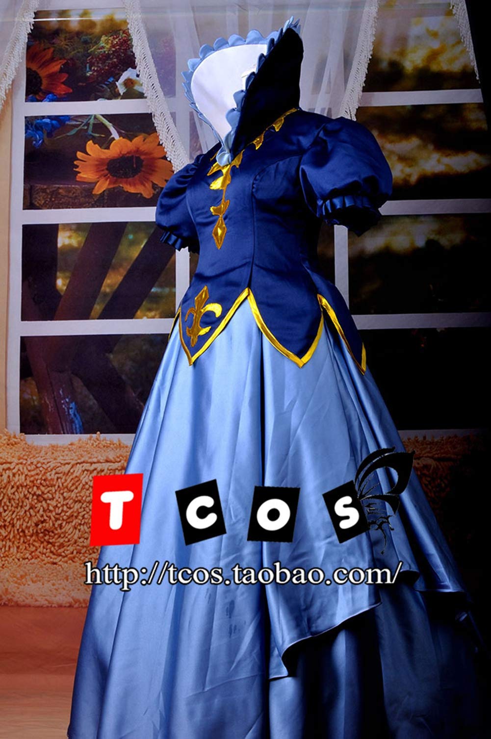 Anime Juvia Lockser Cosplay Costume - Fairy Tail Blue Hair Wig & Dress Set for Halloween, Christmas Parties, Conventions, and Cosplay Performances
