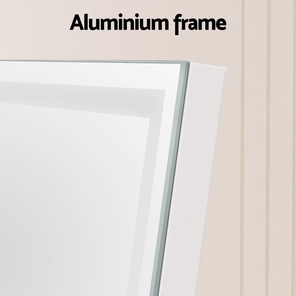 Full Length LED Floor Mirror with Lights - Modern Wall Mirror for Home Gym, Bedroom, and Dressing Room Decor