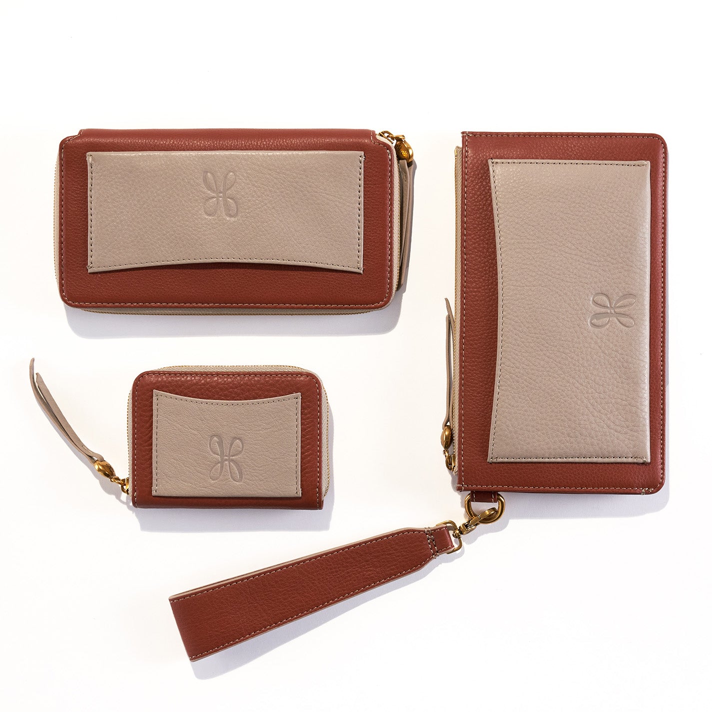 Hart Large Pebbled Leather Wallet in Rust - Stylish & Durable Men's Bifold Wallet for Everyday Carry, Travel & Business Use