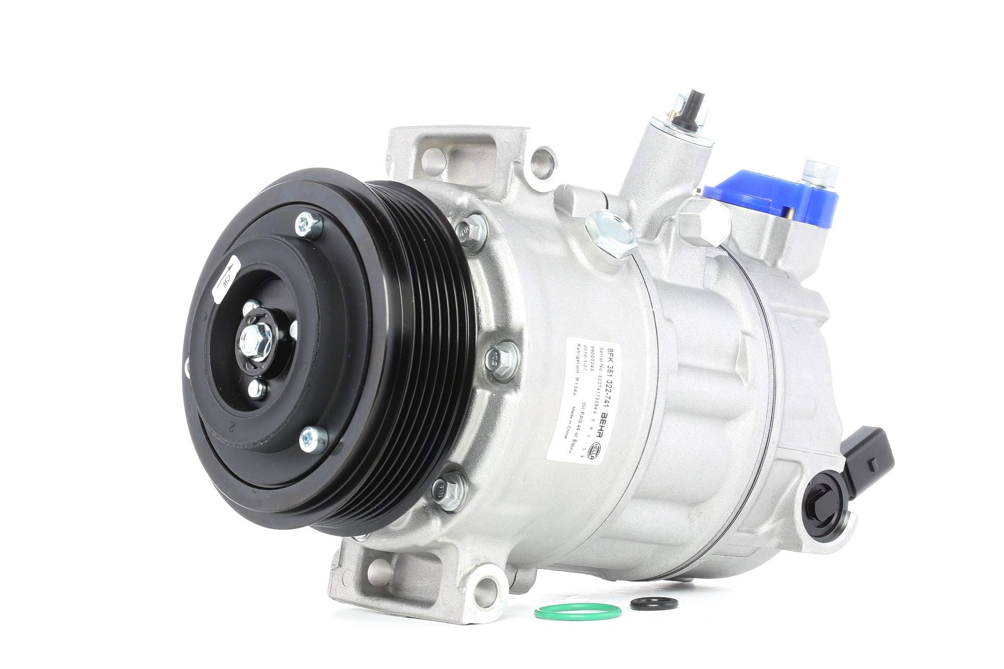 HELLA Behr Hella Service 351322741 AC Compressor for Audi A4 A6 Q5 & Volkswagen Passat Jetta - Replacement Part for Car Air Conditioning System