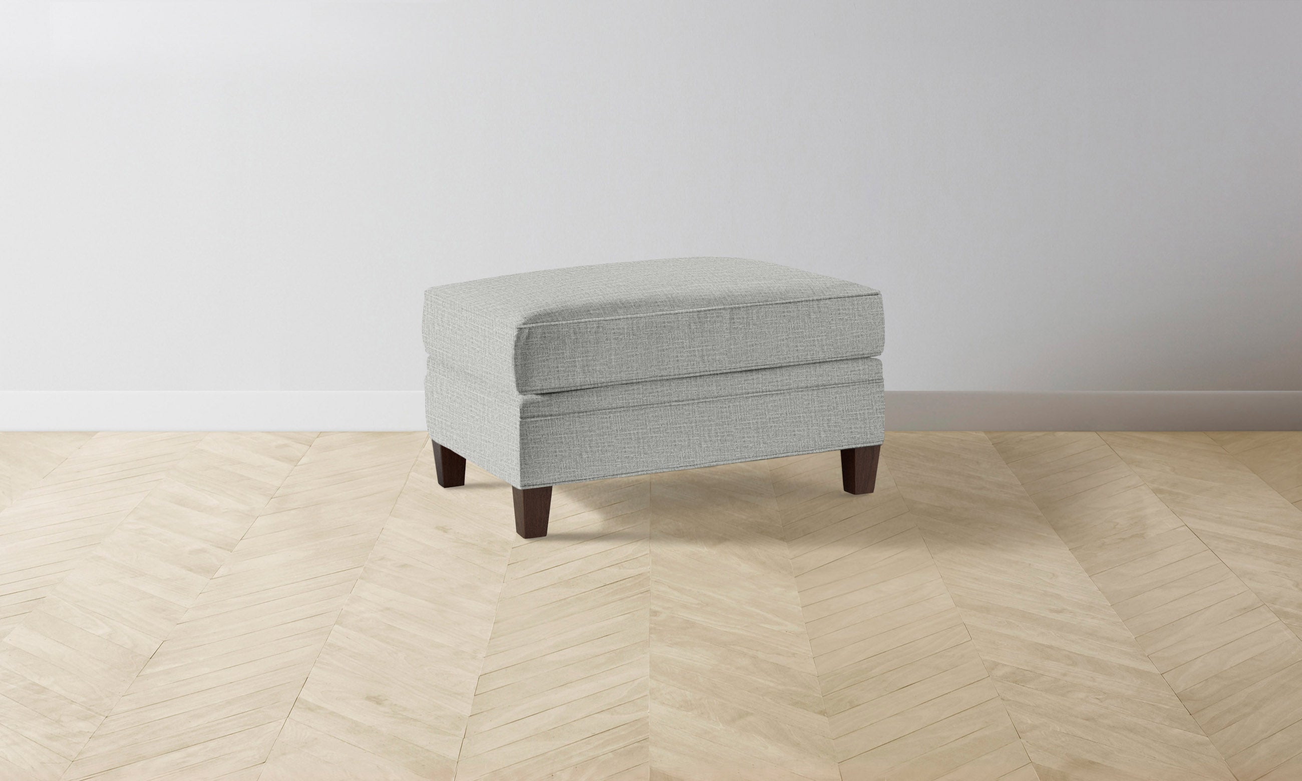 Carmine Ottoman - Performance Woven Chenille Rain-Resistant Accent Chair with Storage | Perfect for Living Room, Bedroom, or Office Decor