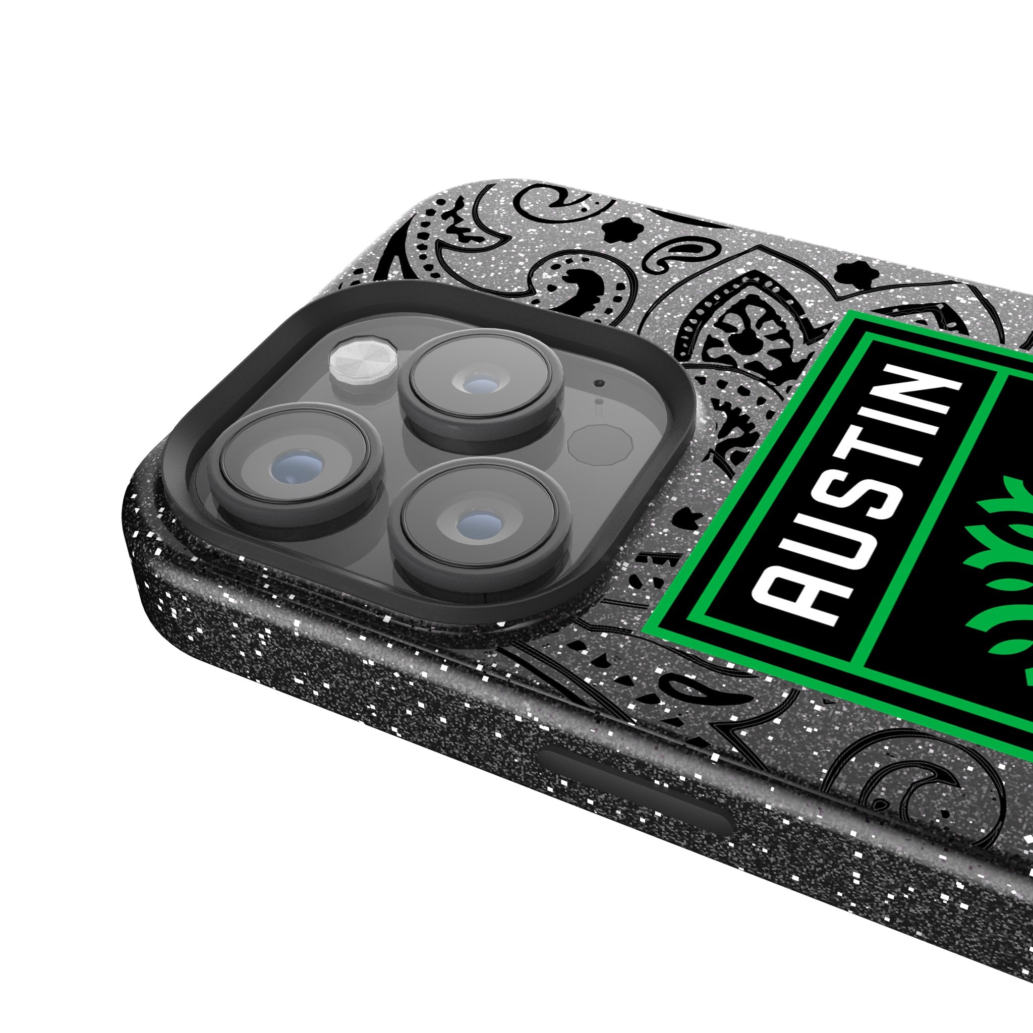 Austin FC Paisley Bling Phone Case - Stylish Protective Cover for iPhone & Samsung | Perfect for Soccer Fans, Game Days & Everyday Use