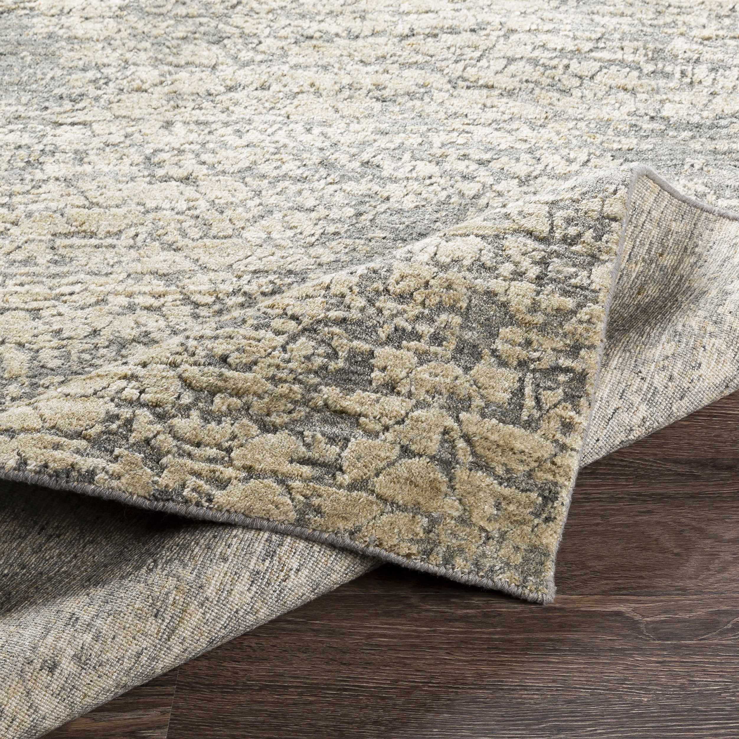 Hauteloom Streatley Modern Area Rug for Living Room & Bedroom - Soft Beige, Black, Gray - 2' x 3' - Perfect for Home Decor, Office, Dorm & Apartment