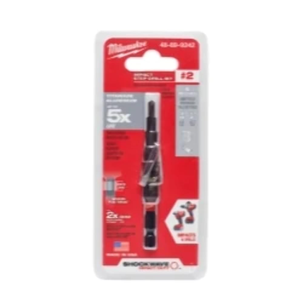 Milwaukee Shockwave Impact Duty Drill Bit Set - High Performance Titanium Coated Bits for Metal, Wood & Masonry - Perfect for Construction, DIY & Professional Use