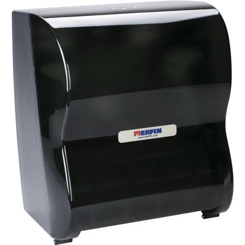 1060 Black Hands-Free Roll Towel Dispenser - Automatic Paper Towel Holder for Kitchen, Bathroom & Office - Touchless Hygiene Solution for Home & Commercial Use