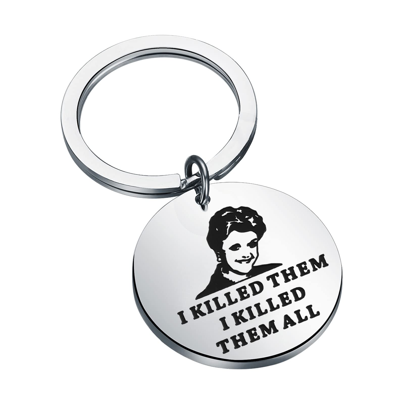KEYCHIN Jessica Fans Keychain - True Crime TV Show Merch - 'I Killed Them All' Jewelry Gift for Murder Mystery Lovers - Perfect for Friends, Cosplay & Crime Show Conventions