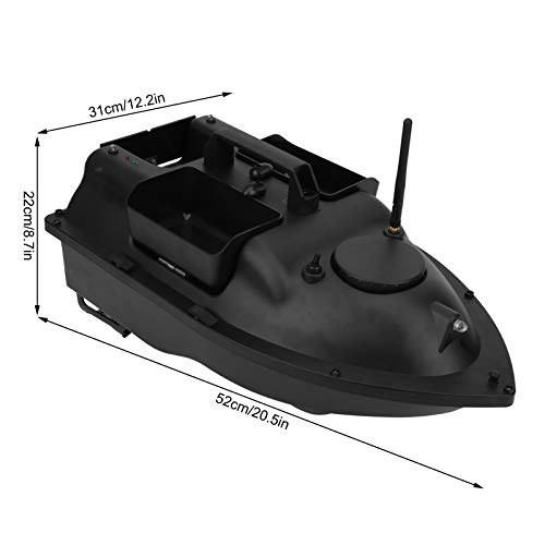 Smart Remote Control Fish Feeder Boat with 500m GPS Location - 2 Handheld Controllers for Precision Feeding | Perfect for Lake Fishing, Pond Maintenance & Aquaculture Use