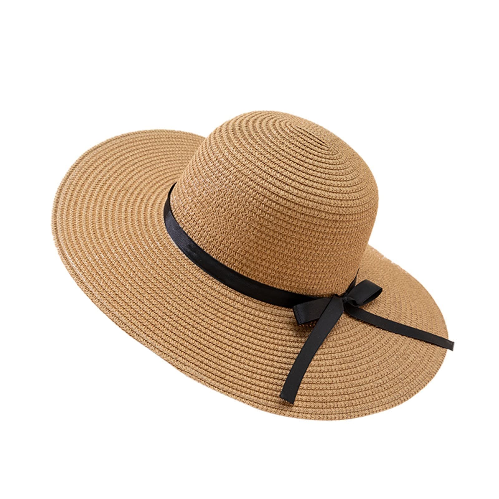 Women's Floppy Foldable Sun Hat with Wide Brim - UPF 50+ UV Protection Packable Travel Beach Hat for Summer - Perfect for Outdoor Activities, Vacations & Sunny Days
