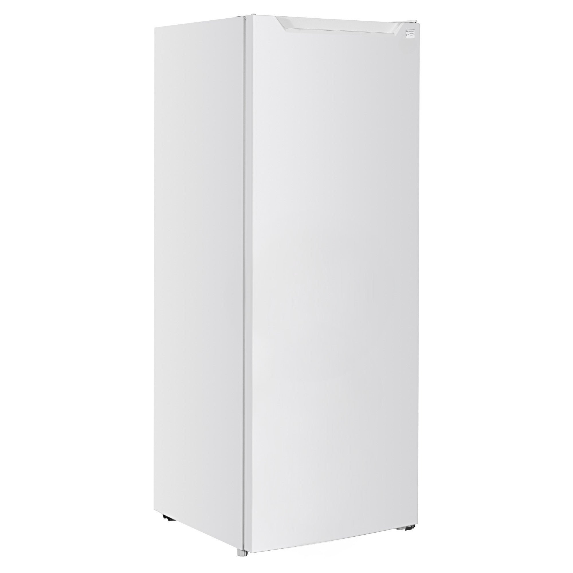 Kenmore 7 Cu. Ft. (198L) Convertible Upright Freezer Refrigerator - Low Frost, Reversible Door, Manual Defrost | Garage Ready Appliance for Basement, Shed, Cottage | Easy Clean Glass Shelves in White | Perfect for Extra Food Storage & Beverage Cooling