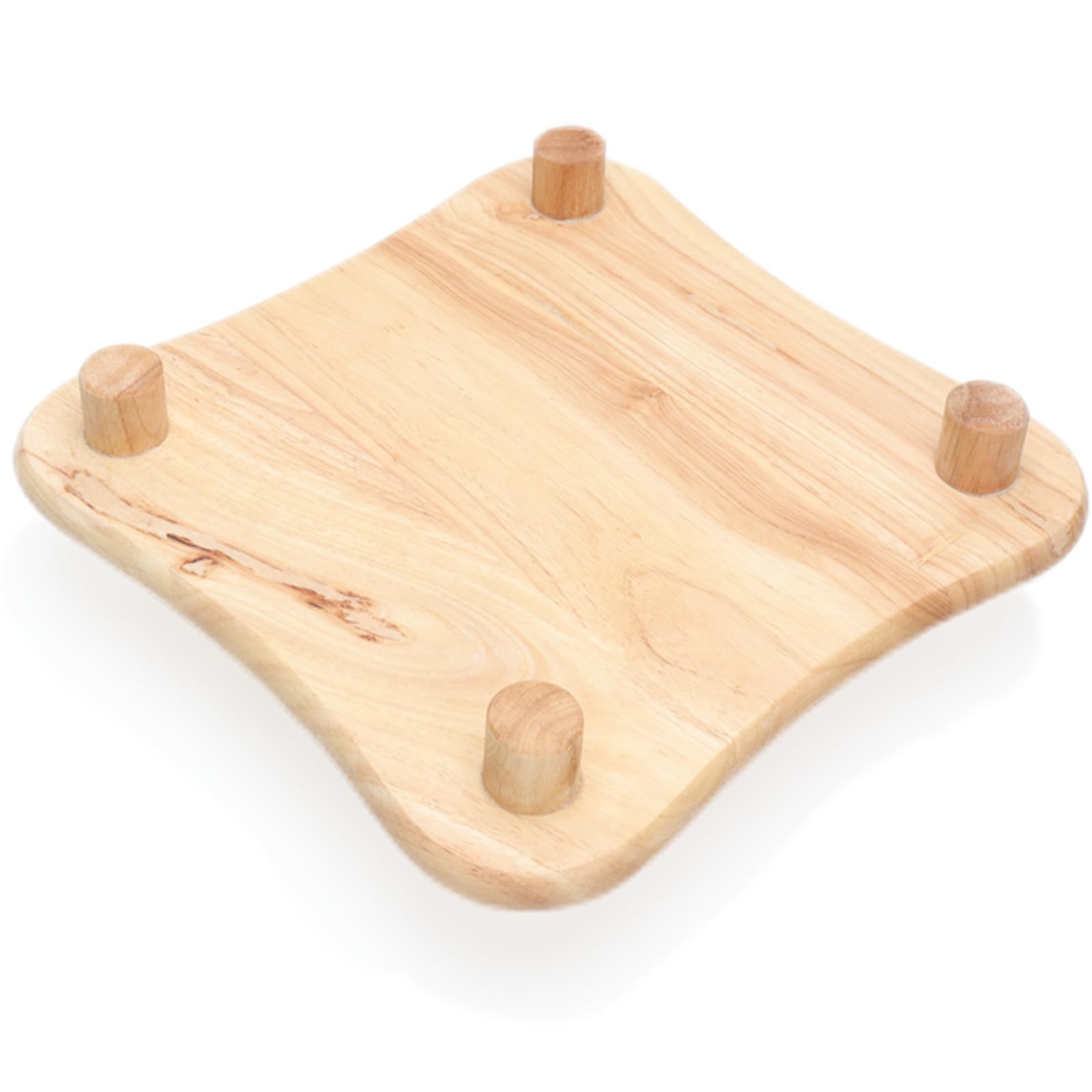 Premium Koa Wood Grill Griddle Cutting Board with Non-Slip Feet - Compatible with Blackstone 1755 & Camp Chef - Heavy Duty Chopping Board for Countertop, Griddle Top & Outdoor Cooking - Perfect for BBQ, Camping & Kitchen Prep