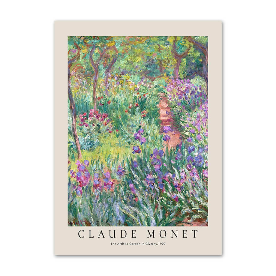 Monet Impressionist Art Canvas Posters - High Quality Wall Decor for Living Room, Bedroom & Office | Perfect Gift for Art Lovers