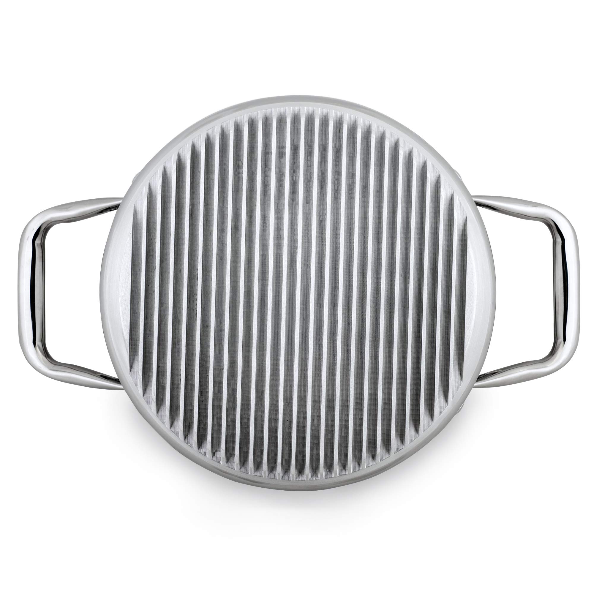 Turbo Pot® FreshAir™ 3.5 Quart Stainless Steel Dutch Oven - Fast Boiling, Energy Saving Cookware for Gas Stove - Perfect for Soups, Stews, Braising & Family Dinners