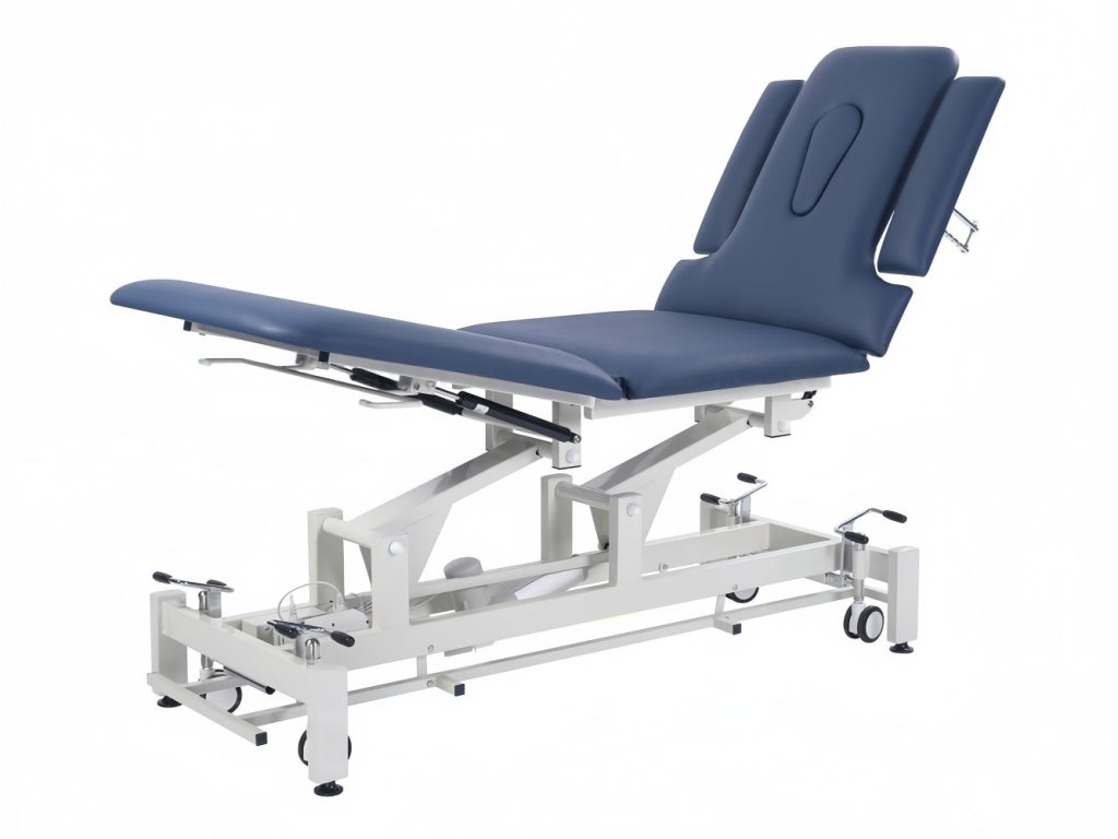 VIVANOVA® Professional Deluxe 5-Section Electric Massage Table Bed for Physical Therapy, Chiropractic & Spa - Adjustable Height for Clinics, RMT & Home Use