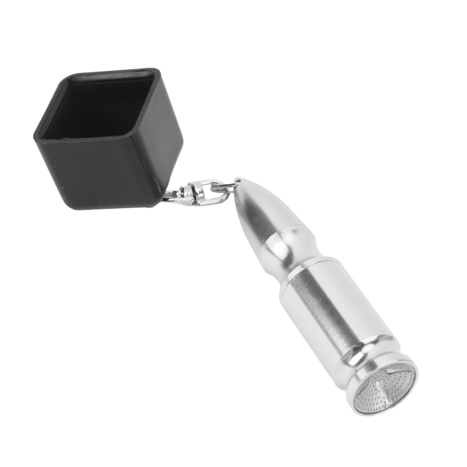 Premium Pool Cue Chalk Holder - Durable Abrasion & Impact Resistant Billiard Accessory for Professional Players (Silver/Black) - Perfect for Bars, Game Rooms & Home Pool Tables