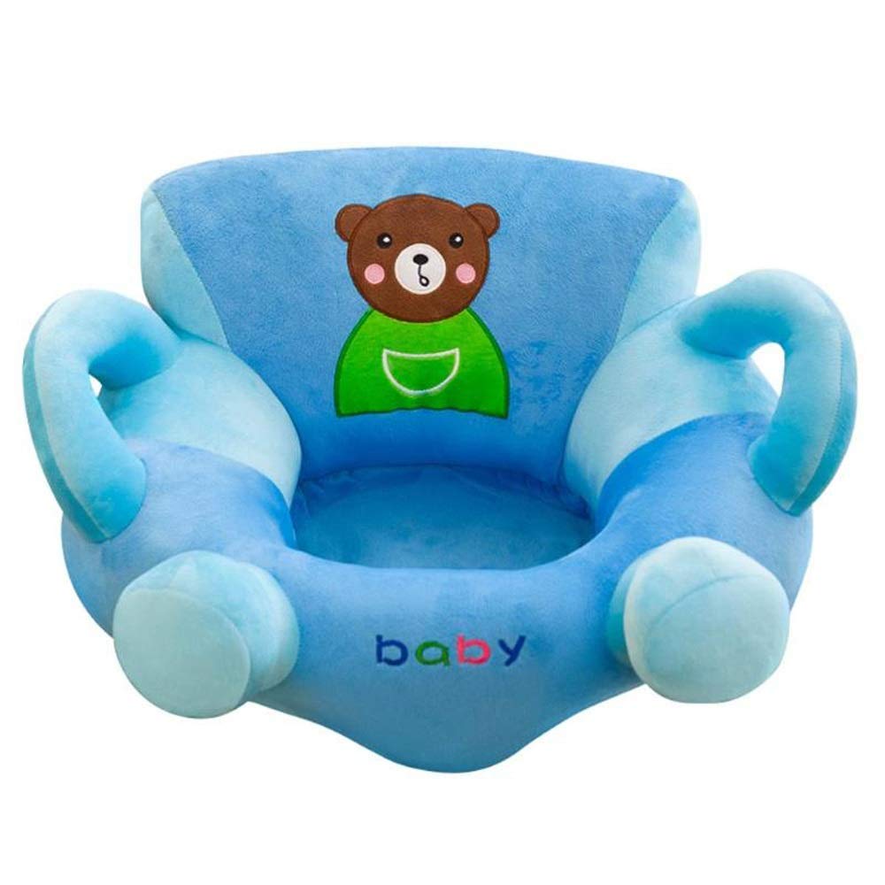 Soft Baby Sofa Cover for Kids Learning to Sit - Anti-Fall Chair Skin with Cartoon Design, No Filler Needed - Perfect for Feeding, Playtime & Nursery Decor (Style 1)