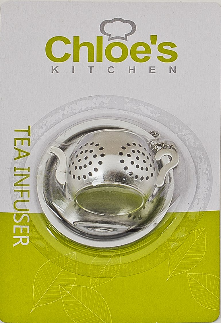 Premium Stainless Steel Tea Infuser for Loose Leaf Tea - Zoie & Chloe Reusable Mesh Tea Ball with Handle - Perfect for Herbal, Green, Black Tea Brewing at Home, Office or Travel