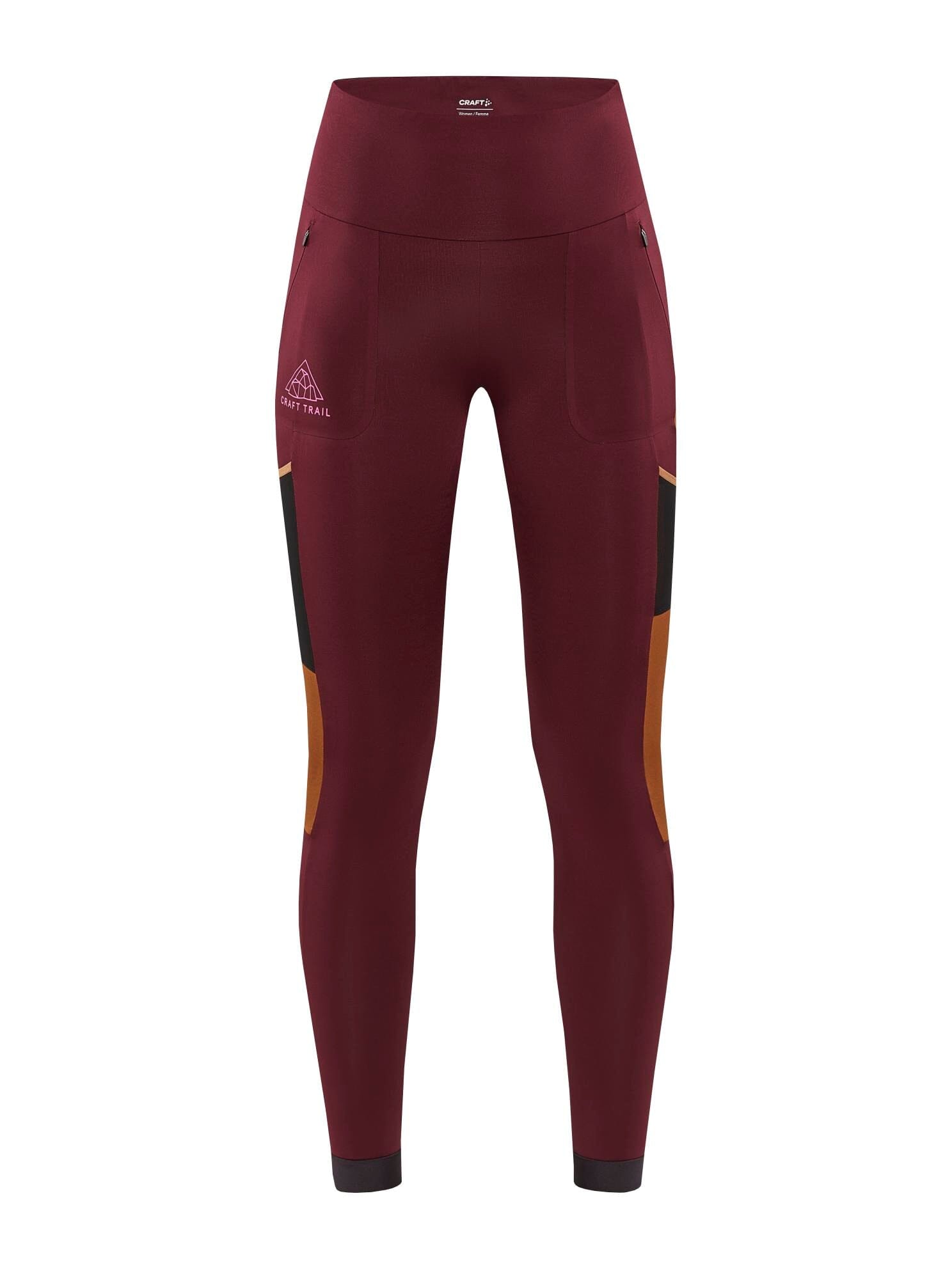 Women's High-Performance PRO Trail Running Tights - Moisture-Wicking, Breathable & Stretchable for Outdoor Hiking, Jogging & Fitness Workouts