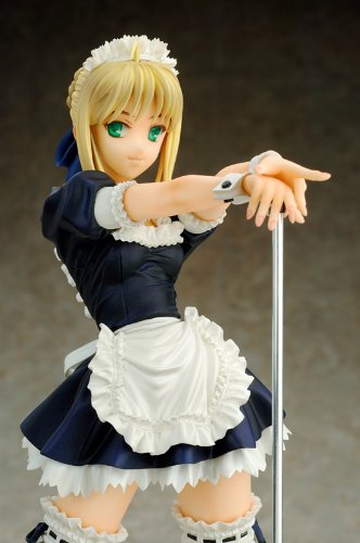 Fate/hollow ataraxia: Saber Maid Version R 1/6 Scale PVC Anime Figure - Perfect for Anime Collections, Gaming Room Decor, and Otaku Gifts