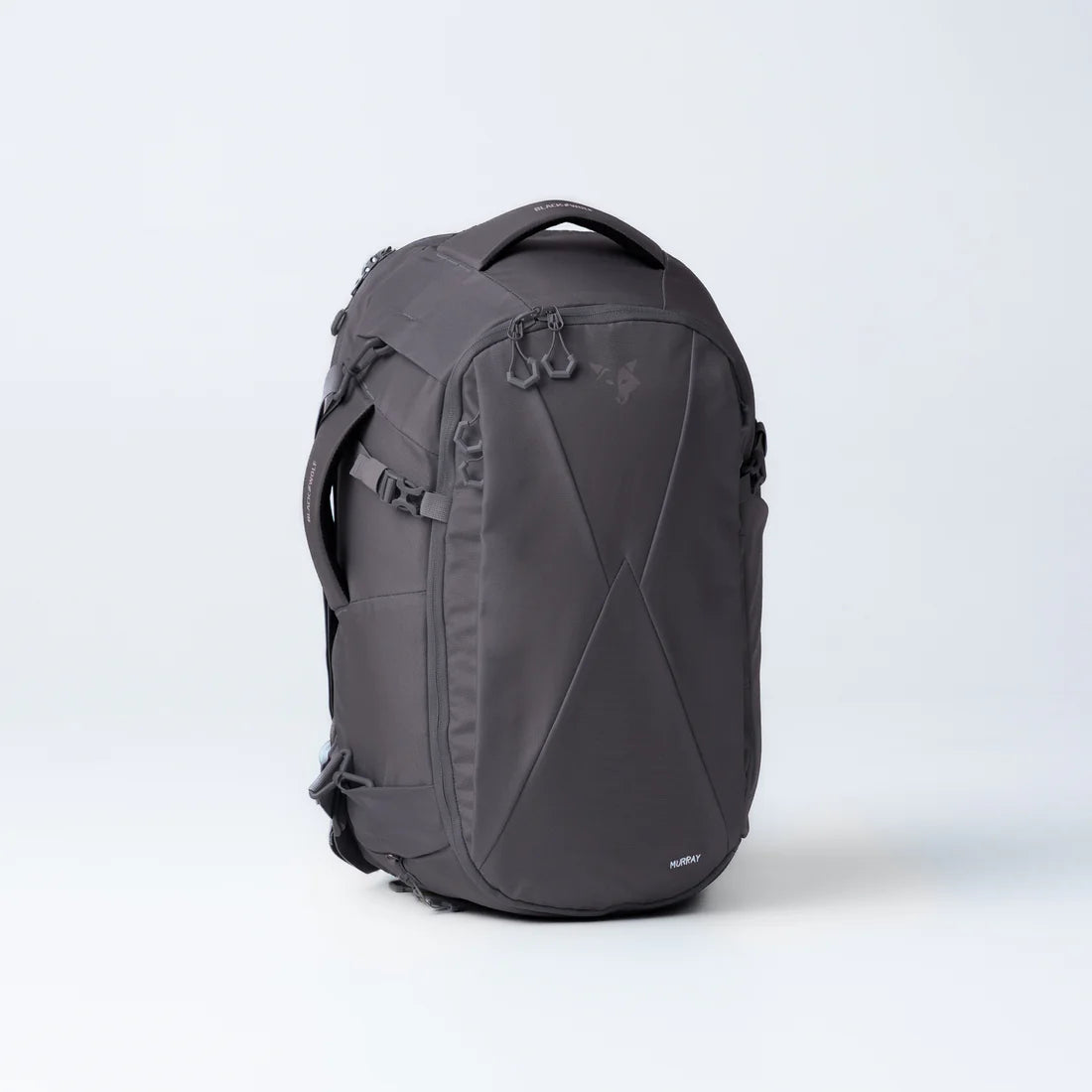 Black Wolf Murray 48L Travel Backpack - Waterproof Hiking Backpack for Men & Women, Carry-On Luggage for Airplane Travel, Camping & Outdoor Adventures