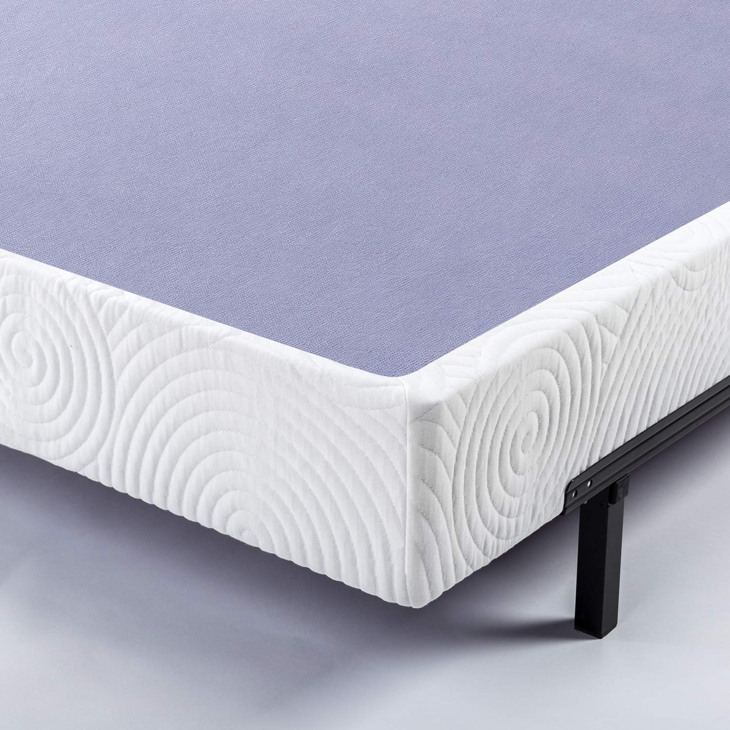 ZINUS 7.5 Inch Metal Box Spring with Wood Slats - Full Size Sturdy Steel Mattress Foundation - Easy Assembly for Bedroom, Guest Room & Dormitory