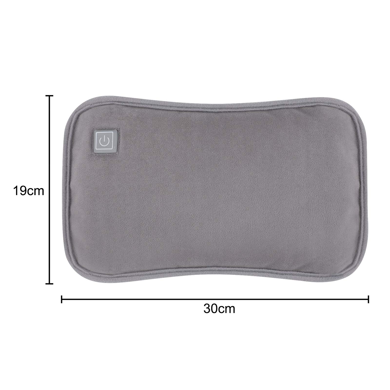 Rechargeable Hot Water Bottle with Flannel Cover - Large Capacity Thermal Hand Warmer for Pain Relief, Cold Weather Comfort - Perfect for Winter, Camping & Home Use