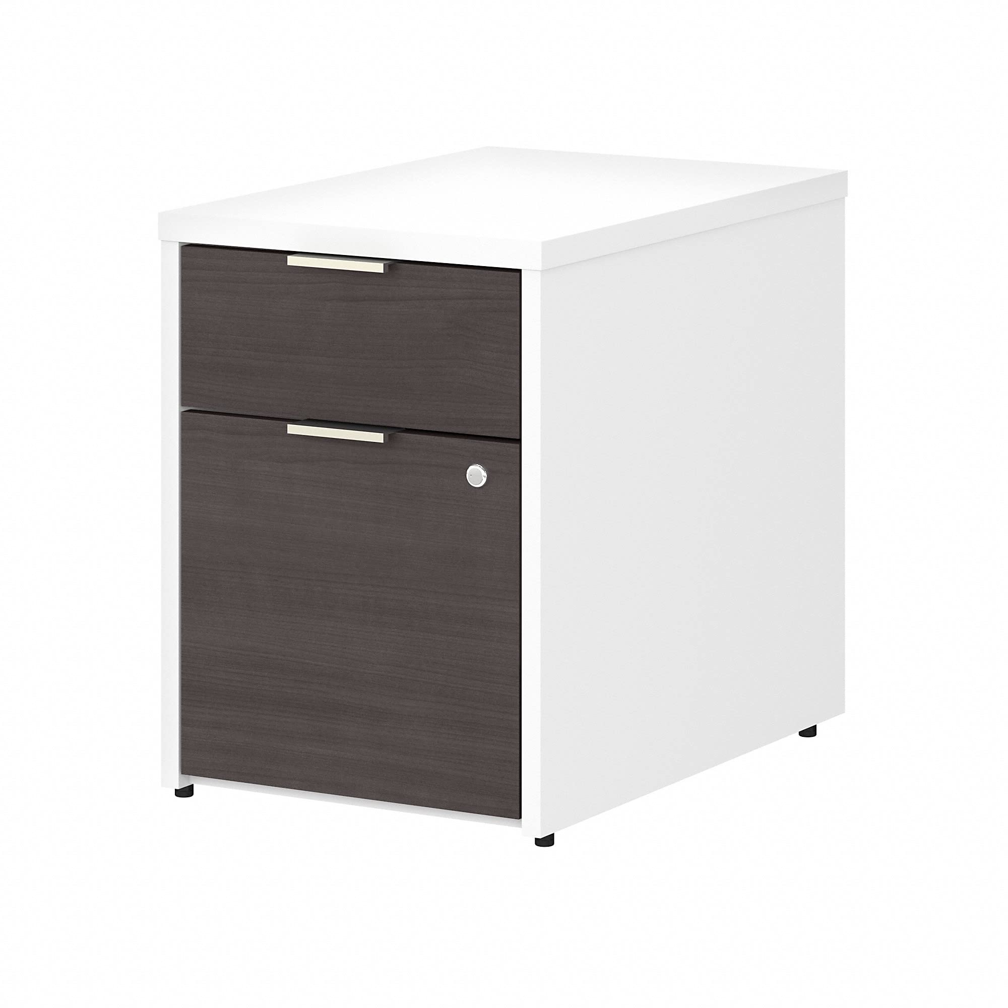 Bush Business Furniture Jamestown 2-Drawer File Cabinet - Assembled Office Storage Solution for Home & Business Organization