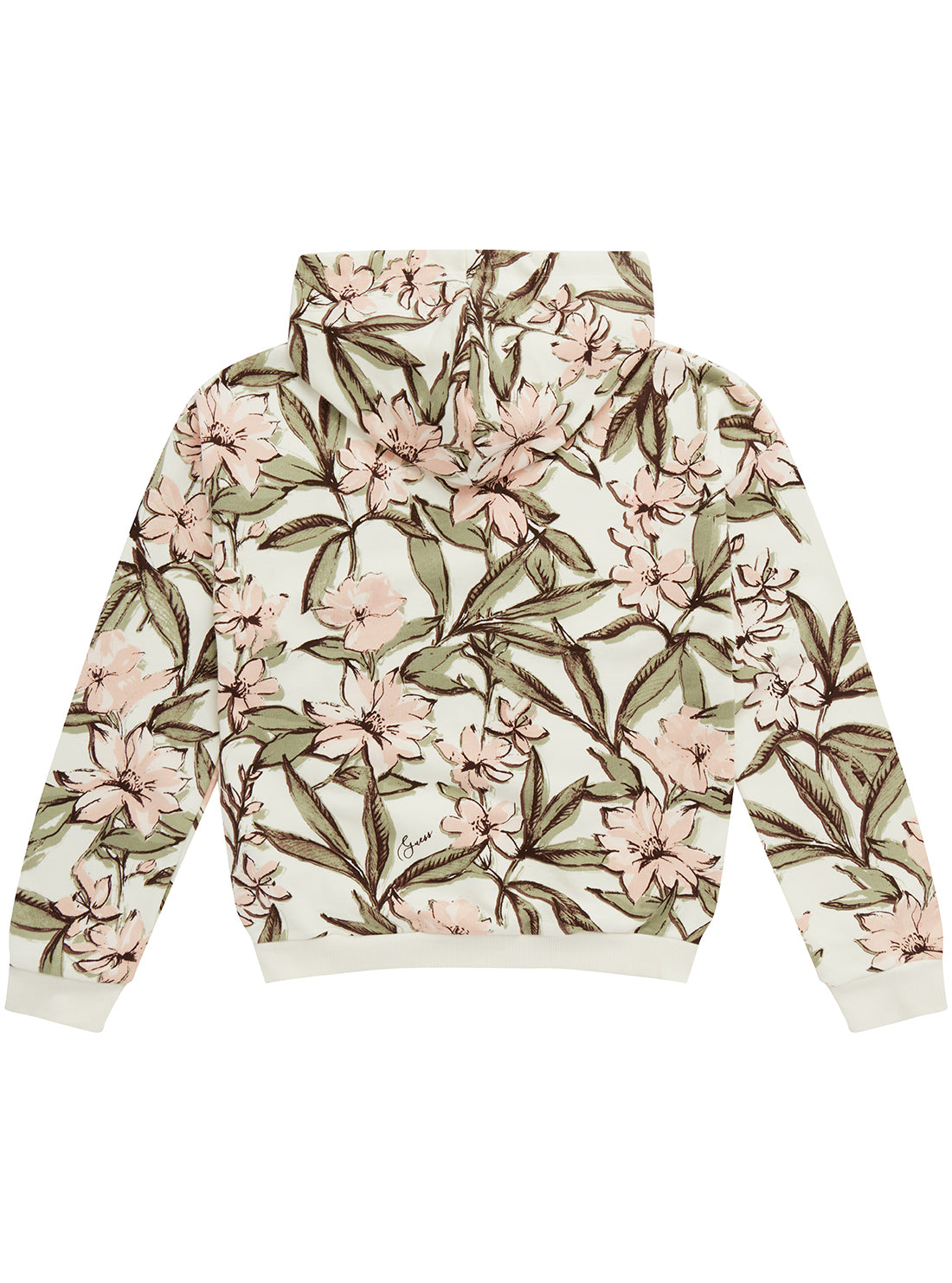 Floral Print Hooded Active Top for Women - Comfortable Workout Shirt with Zipper (Size 7-16) | Perfect for Yoga, Running & Gym