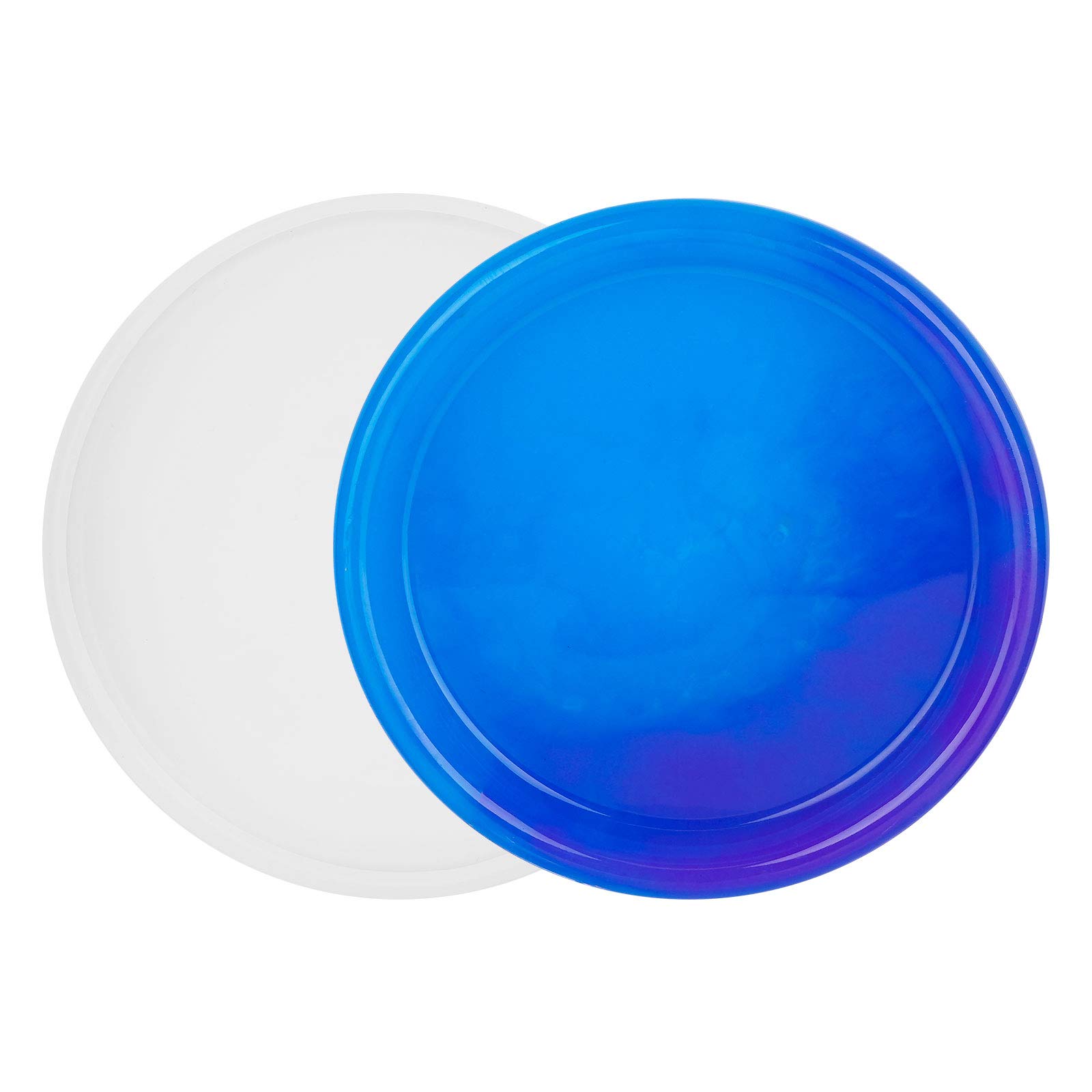 Gartful 10.8 Inch Large Silicone Resin Mold - Round Epoxy Casting Tray for Fruit Platter, Charcuterie Board & Home Decor | Perfect for DIY Crafts, Kitchen Serving, and Table Centerpieces