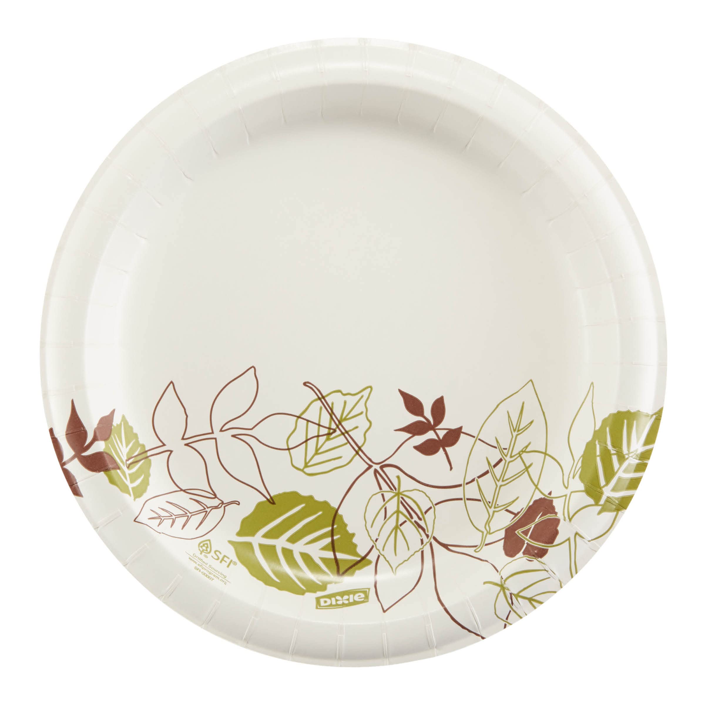Dixie Bulk Paper Plates 8.5 Inch - 300 Count (6 Packs of 50) - Medium Weight White Disposable Plates for Home, Restaurants, Events & Catering - Perfect for Parties, BBQs, Picnics & Office Lunches - Item #UX9P300