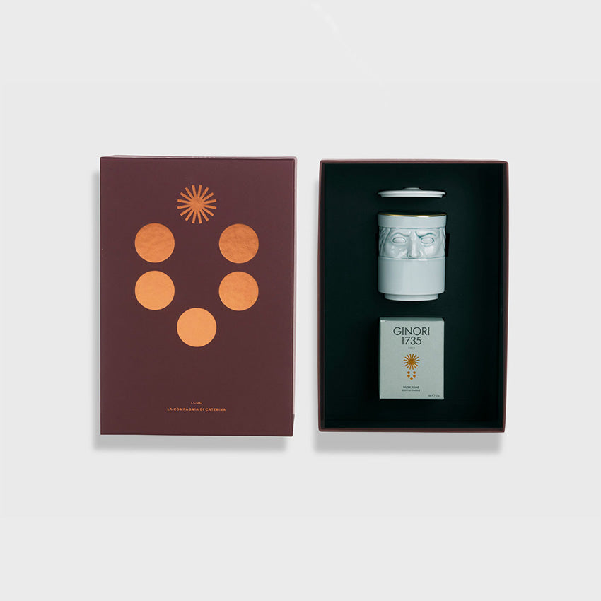 Ginori 1735 LCDC Companion Scented Candle - Water Fragrance | Luxury Home Decor Scented Candle for Relaxation, Bathroom & Bedroom Aromatherapy