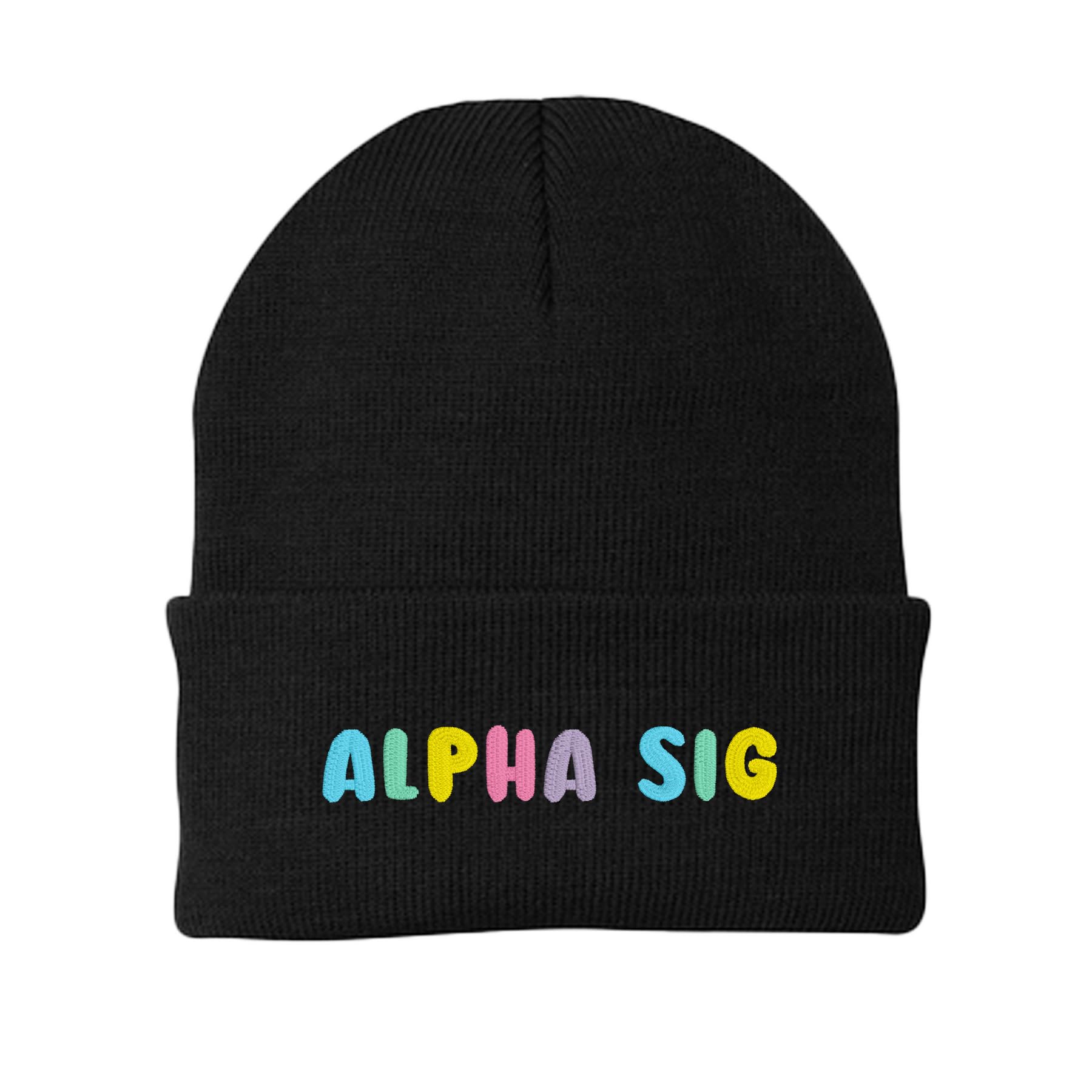 Go Greek Chic Bubble Beanies - Trendy Knit Beanie Hats for Women & Men - Soft Winter Warm Fleece Lined Skull Cap - Perfect for Outdoor Activities, Skiing, Snowboarding & Casual Streetwear