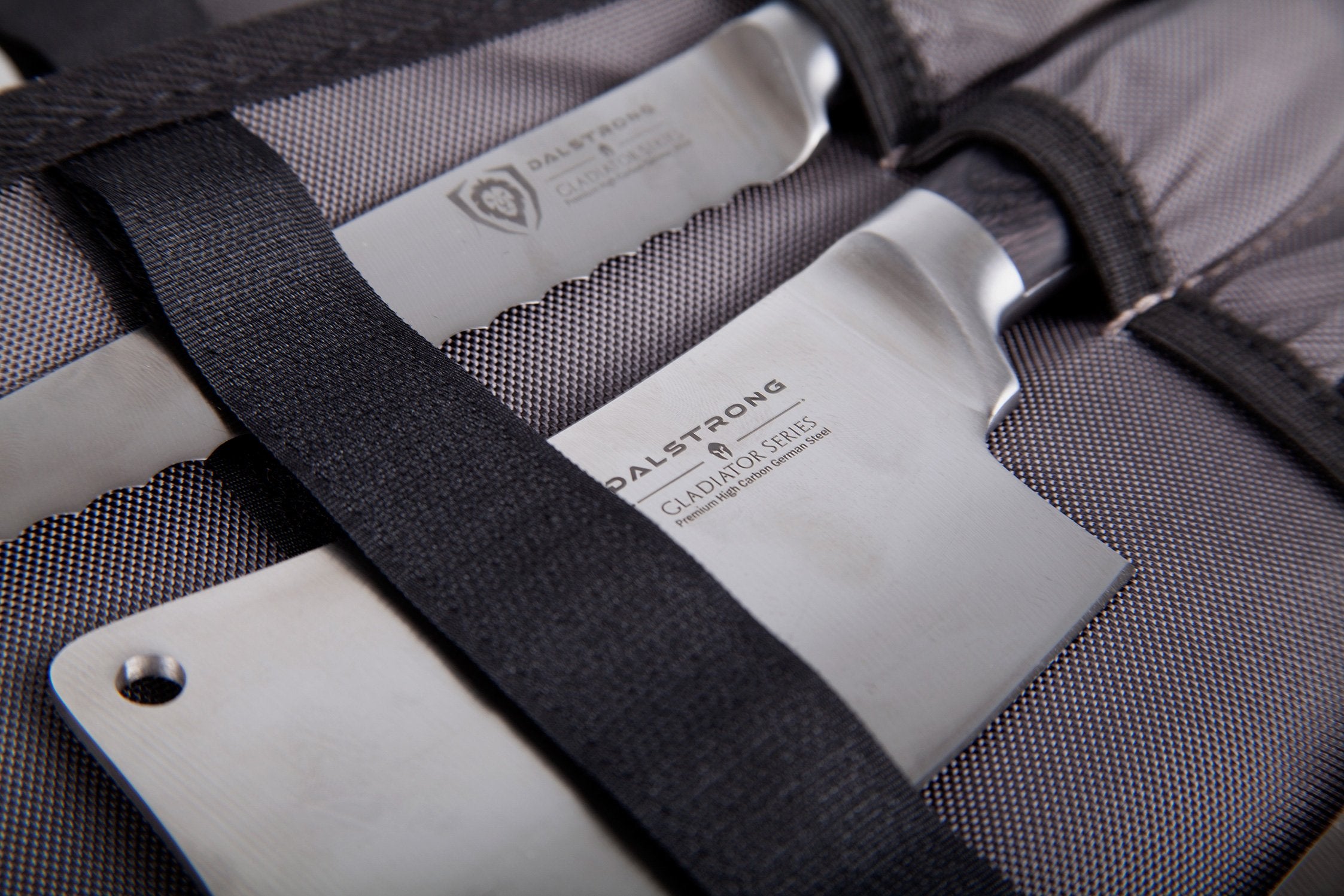 Premium Knife Roll - Graphite Black Ballistic Series by Dalstrong | Professional Chef Knife Storage & Organizer for Kitchen, Travel & Culinary School