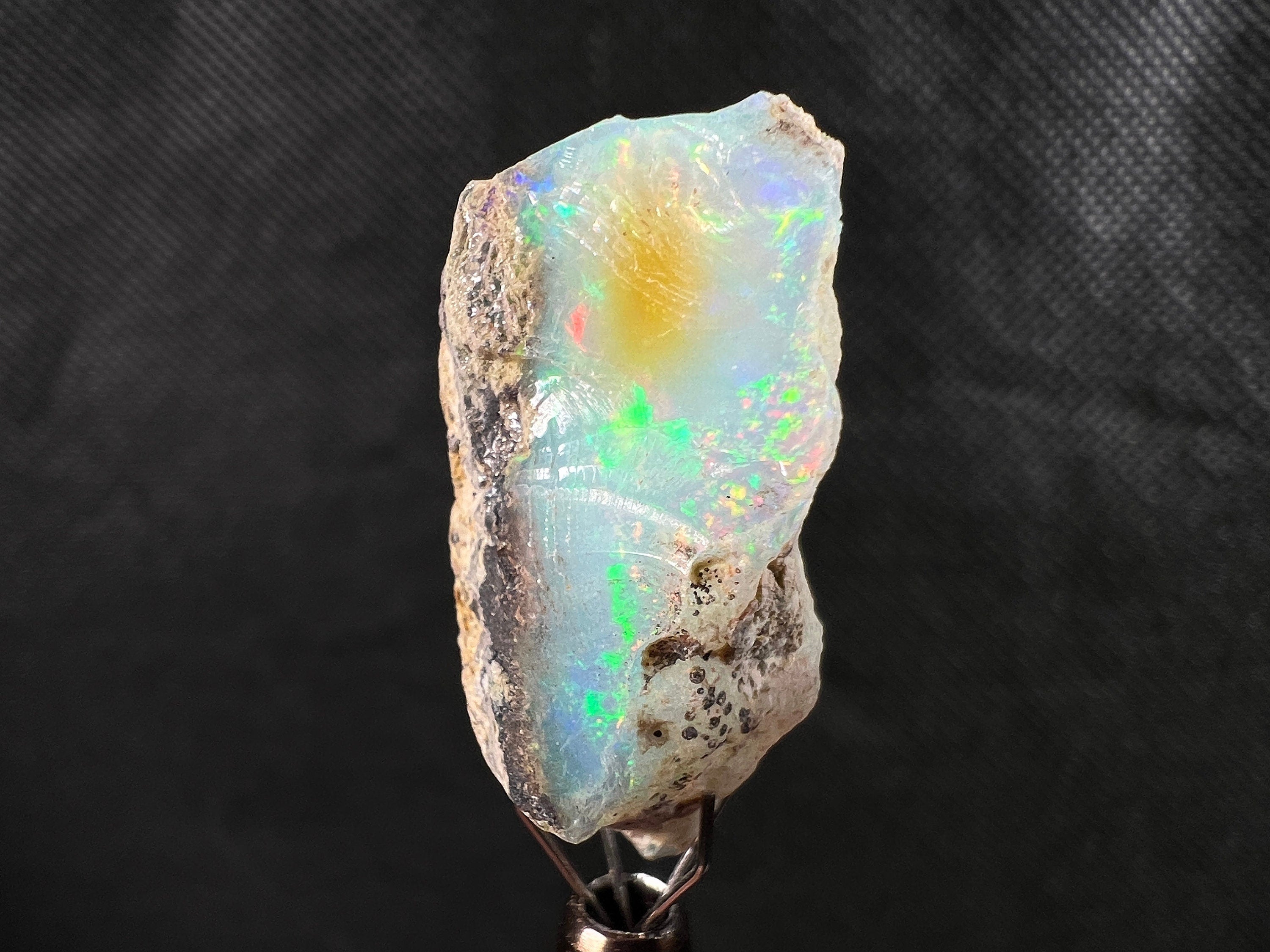 Premium 4A+ Welo Opal Raw Crystal - Natural Cutting Grade Opal, October Birthstone for Jewelry Making & Gemstone Collectors (49929) - Perfect for DIY Jewelry, Healing Crystals & Unique Gifts