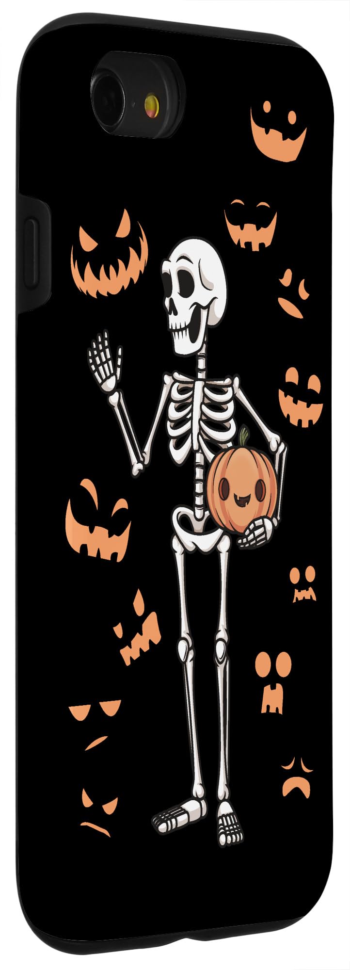 iPhone SE 2020/7/8 Halloween Case - Funny Pumpkin Jack-O-Lantern Design for Party & Cosplay