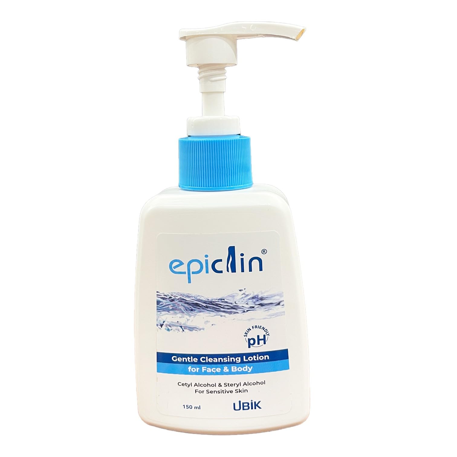 Epiclin Gentle Cleansing Lotion for Face & Body - pH Balanced 150ml (Pack of 1) | Daily Moisturizing & Soothing Skincare for Sensitive Skin