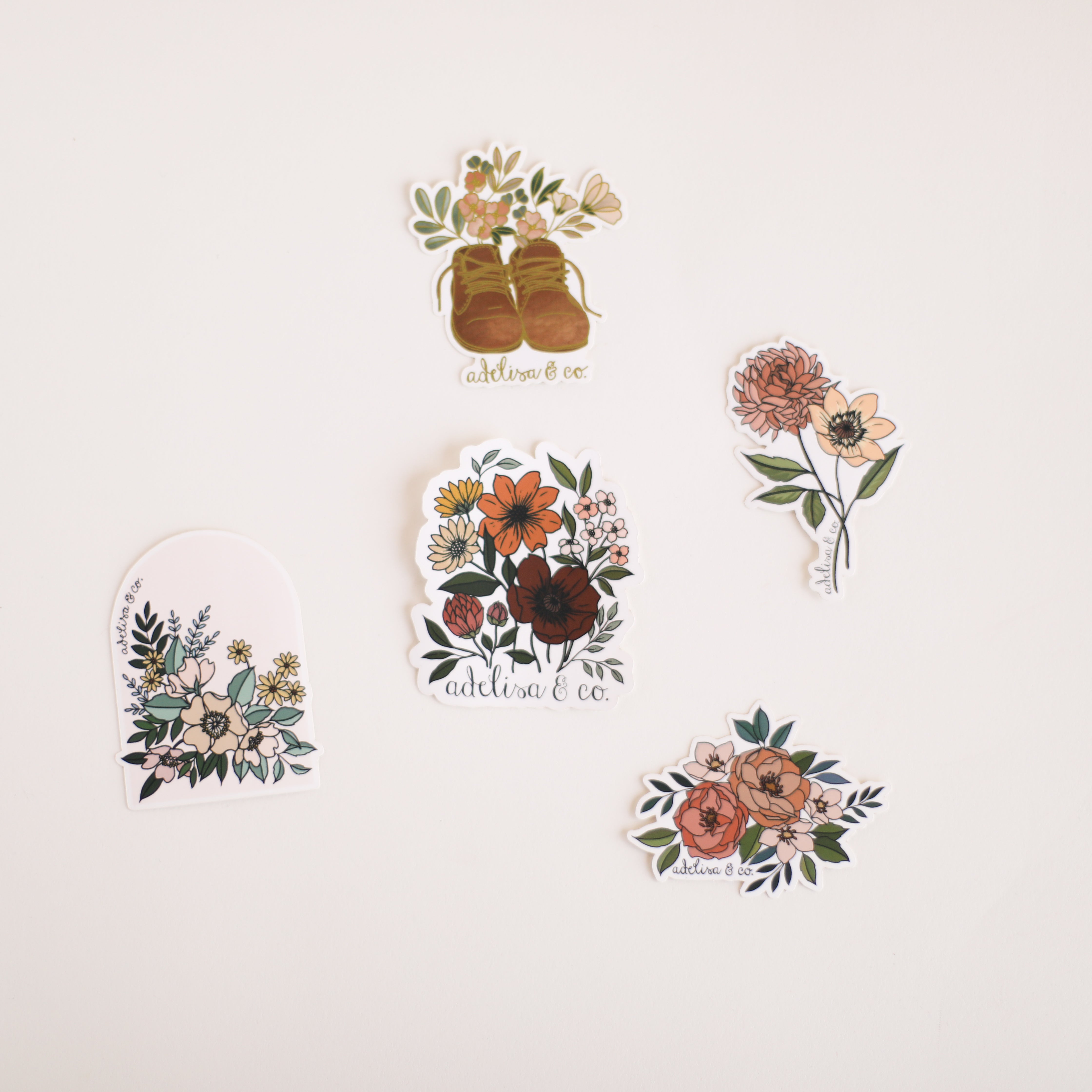 Adelisa & Co. Premium Vinyl Stickers - Waterproof, Durable Decals for Laptops, Water Bottles, Journals & DIY Crafts - Perfect for Scrapbooking, Gift Wrapping & Personalizing Items
