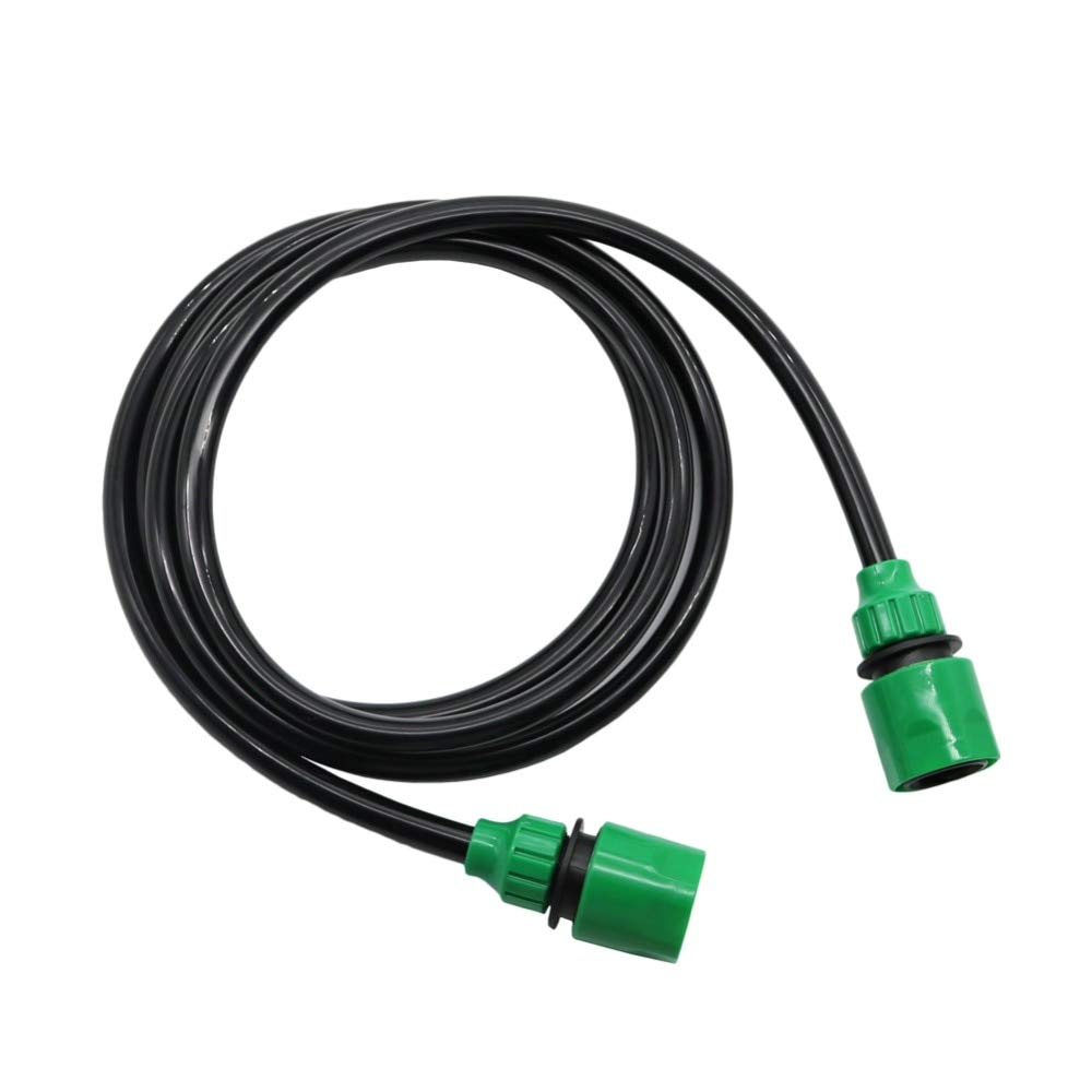 Premium 8/11mm Flexible Garden Irrigation Hose - 5m/10m/20m Lengths with Quick Connector - Durable Watering Pipe for Lawn, Flower Beds & Vegetable Gardens