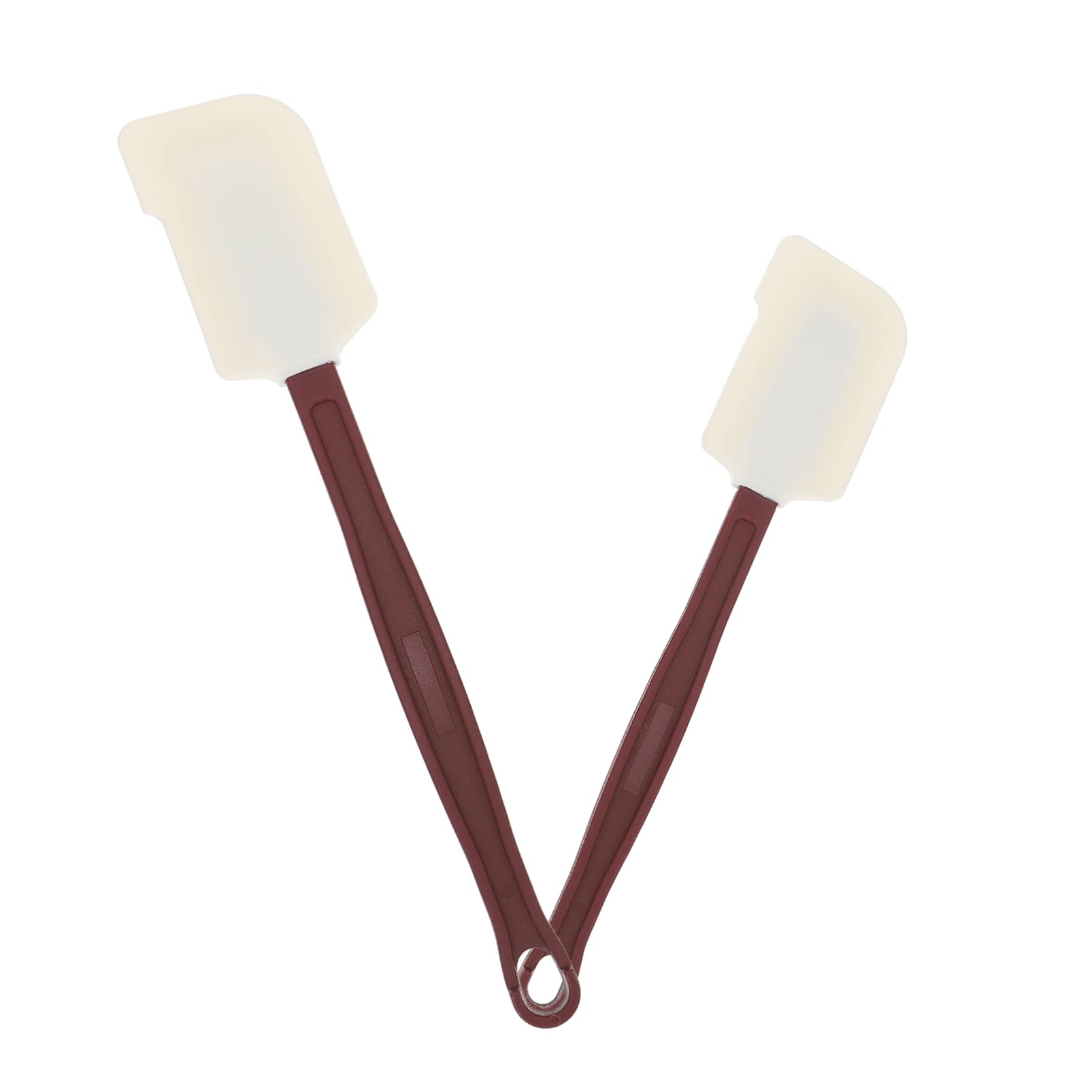 Hemoton 2-Pack Silicone Spatula Set - Flexible Rubber Scrapers for Baking, Cooking & Cake Decorating - Non-Stick Kitchen Utensil for Mixing, Spreading Buttercream & Smoothing Frosting - Perfect for Home Bakers & Professional Chefs