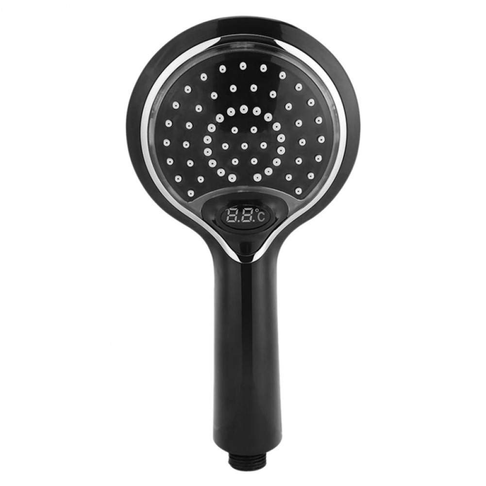 KXA Automatic LED Light Shower Head with 3-Color LED & Digital Temperature Display - Water Saving Handheld Shower for Bathroom | Perfect for Spa-Like Showers, Nighttime Bathing & Water Conservation