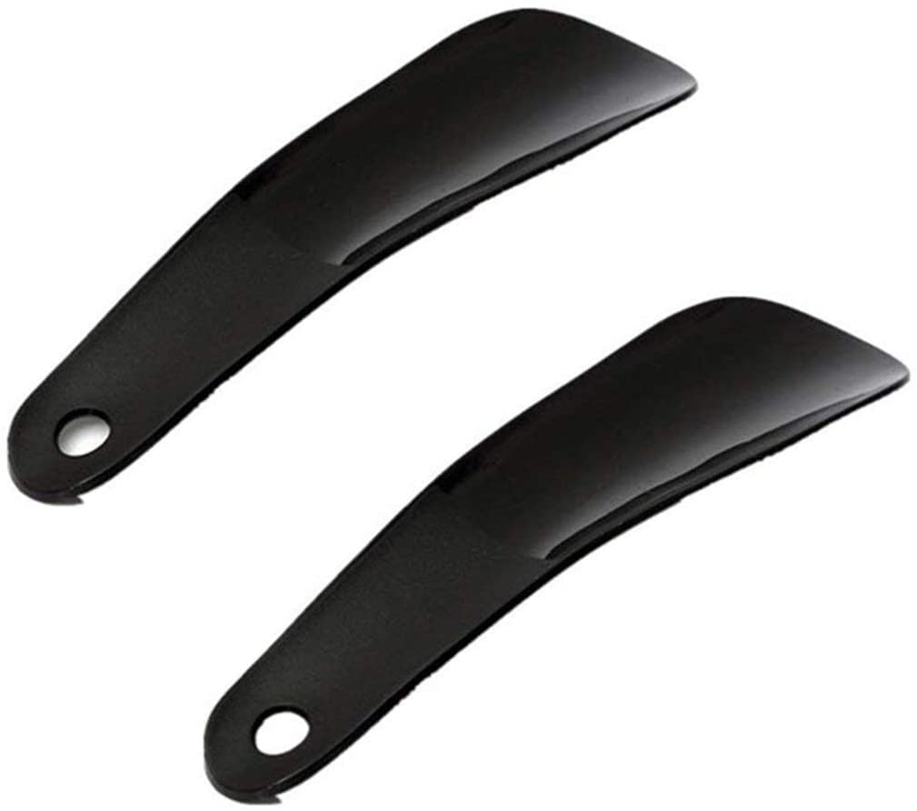 3 Pack Plastic Shoe Horns for Men & Women - Lightweight Travel Shoe Helper - Perfect for Elderly, Kids & Easy Shoe Wearing at Home, Gym or Travel