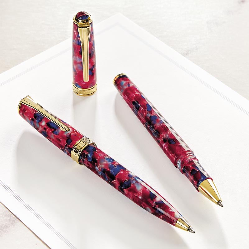 True Writer Classic Americana Ballpoint Pen - Premium Smooth Writing for Office, School & Gifts - Perfect for Everyday Use, Note Taking & Signature Signing