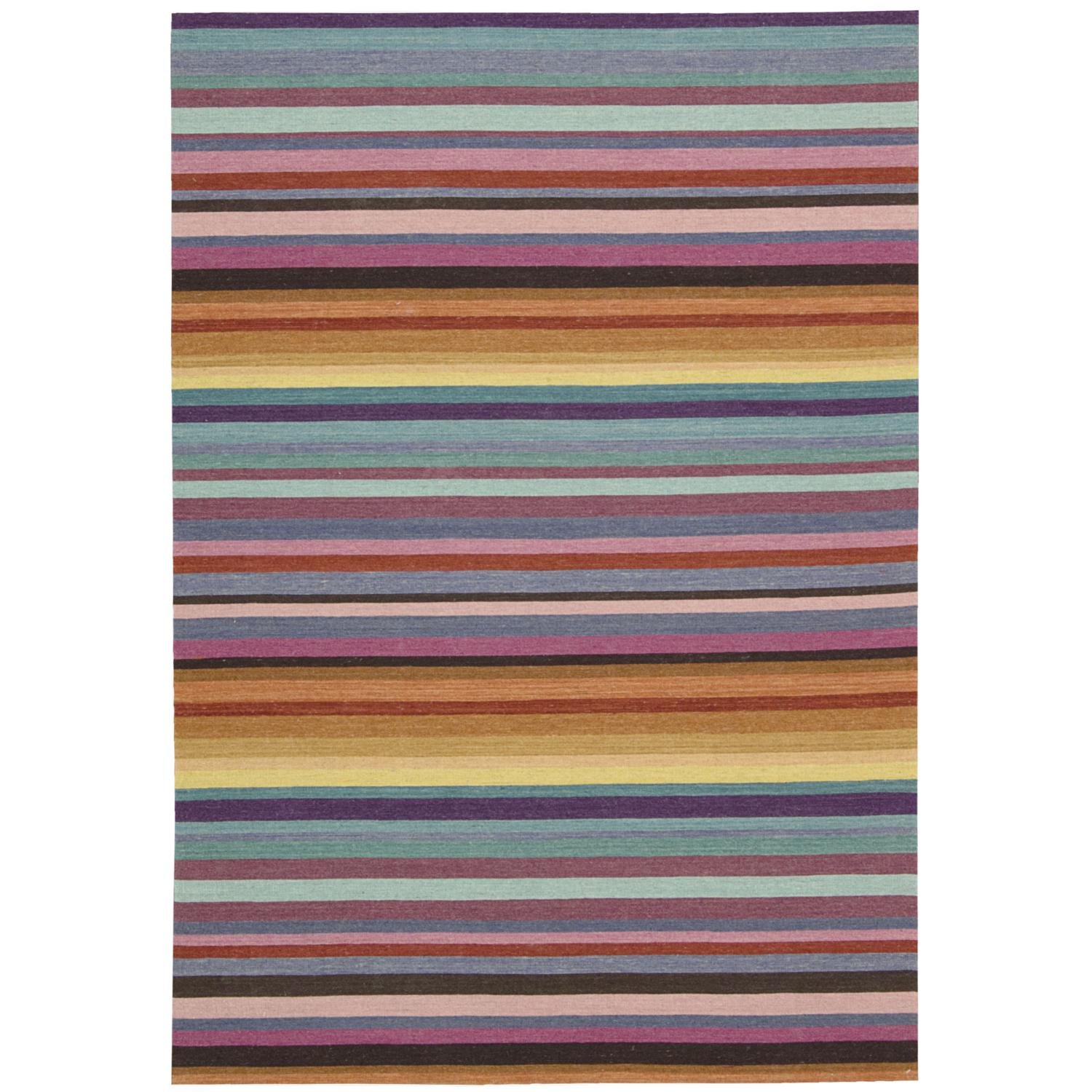 Kathy Ireland Home Griot Striped Chili Pepper 5'3