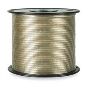 500 Ft Clear Speaker Cable - High-Quality Audio Wire for Home Theater, Studio, and Live Sound Systems